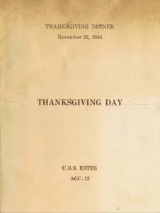 Thanksgiving Invitation 1944